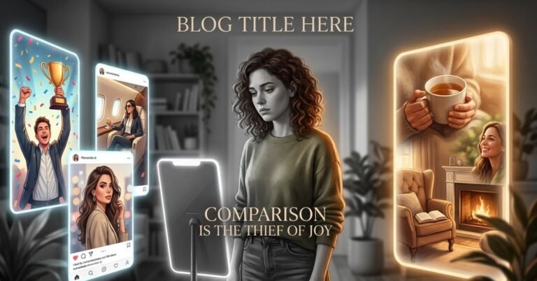 Comparison is the thief of joy
